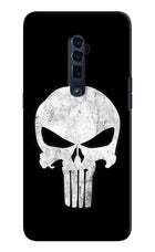 Punisher Skull Oppo Reno 10x Zoom Hard Case Back Cover by Casekaro