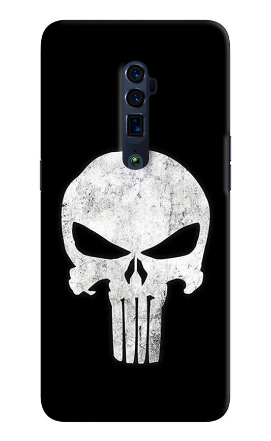 Punisher Skull Oppo Reno 10x Zoom Hard Case Back Cover by Casekaro