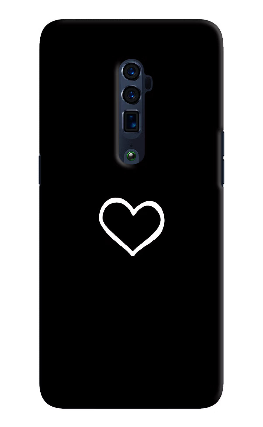 Heart Oppo Reno 10x Zoom Back Cover, Hard case