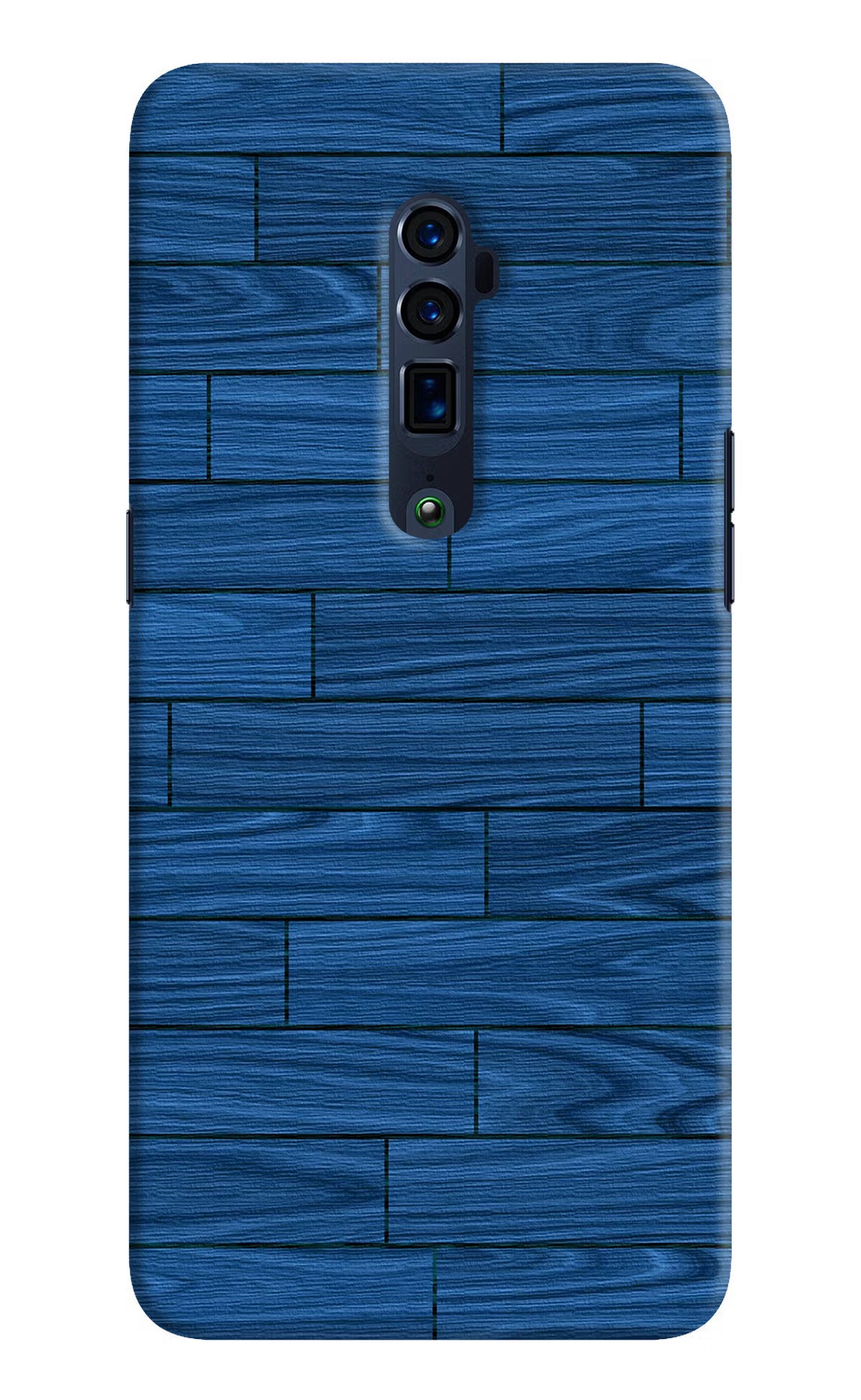 Wooden Texture Oppo Reno 10x Zoom Hard Case Back Cover by Casekaro