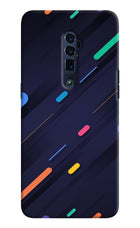 Abstract Design Oppo Reno 10x Zoom Hard Case Back Cover by Casekaro
