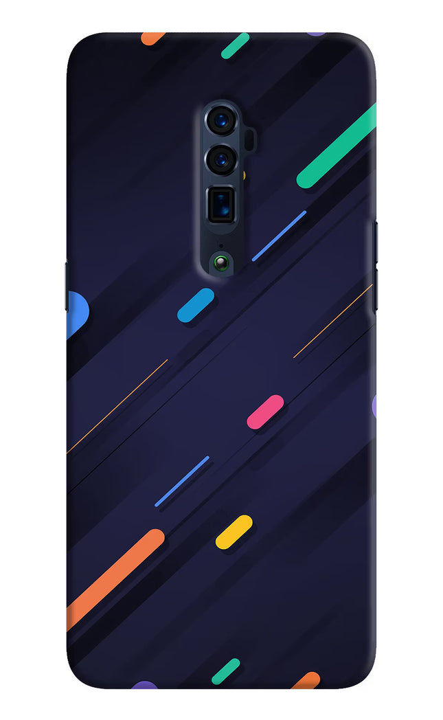 Abstract Design Oppo Reno 10x Zoom Hard Case Back Cover by Casekaro