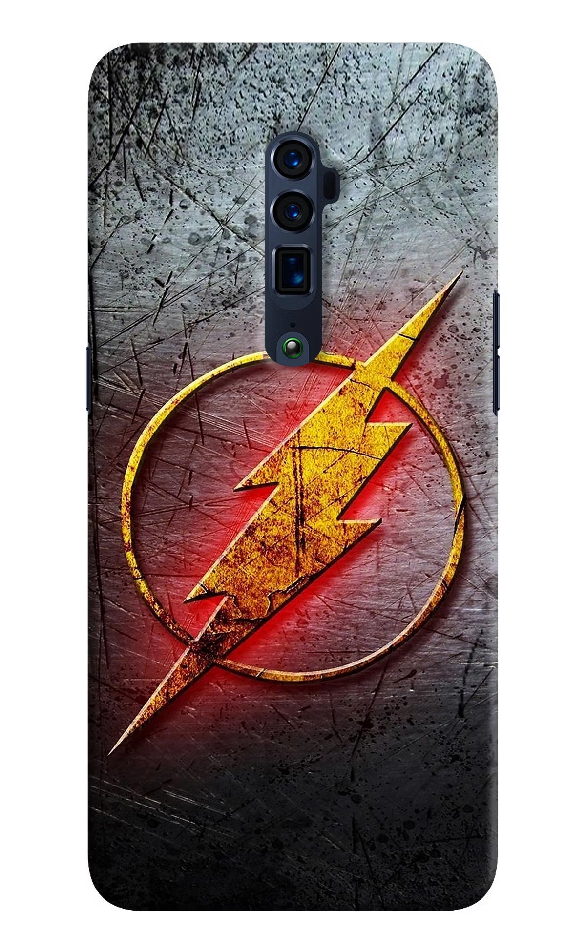 Flash Oppo Reno 10x Zoom Hard Case Back Cover by Casekaro