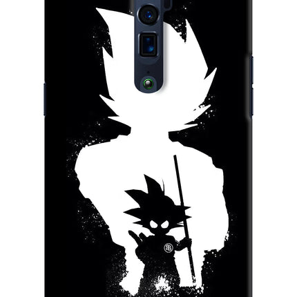 Goku Shadow Oppo Reno 10x Zoom Hard Case Back Cover by Casekaro