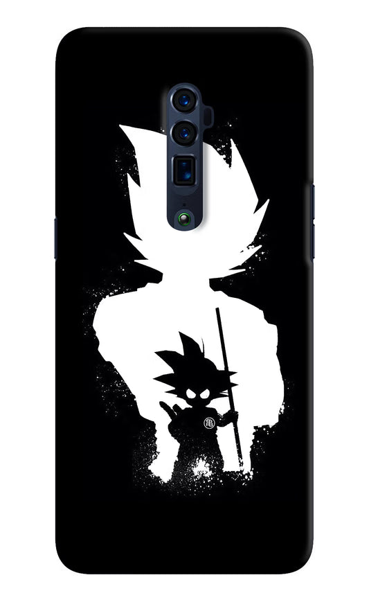 Goku Shadow Oppo Reno 10x Zoom Hard Case Back Cover by Casekaro