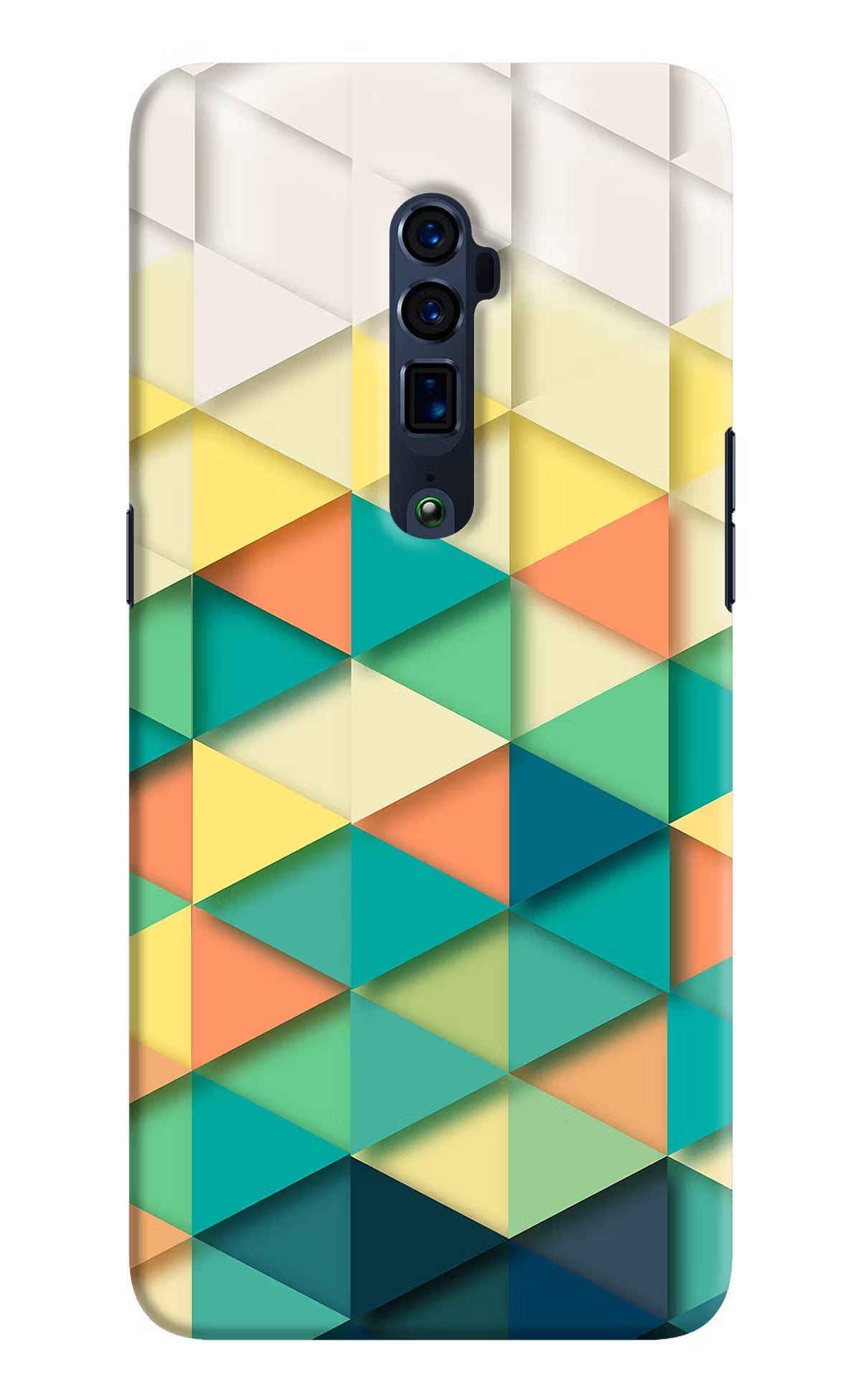 Abstract Oppo Reno 10x Zoom Hard Case Back Cover by Casekaro