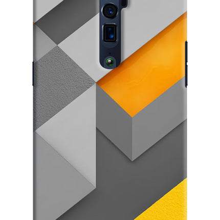 Abstract Oppo Reno 10x Zoom Hard Case Back Cover by Casekaro