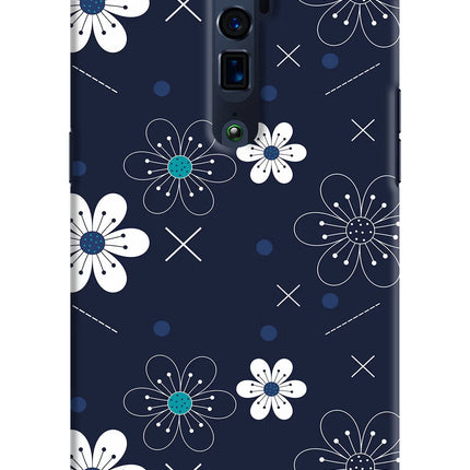 Flowers Oppo Reno 10x Zoom Hard Case Back Cover by Casekaro