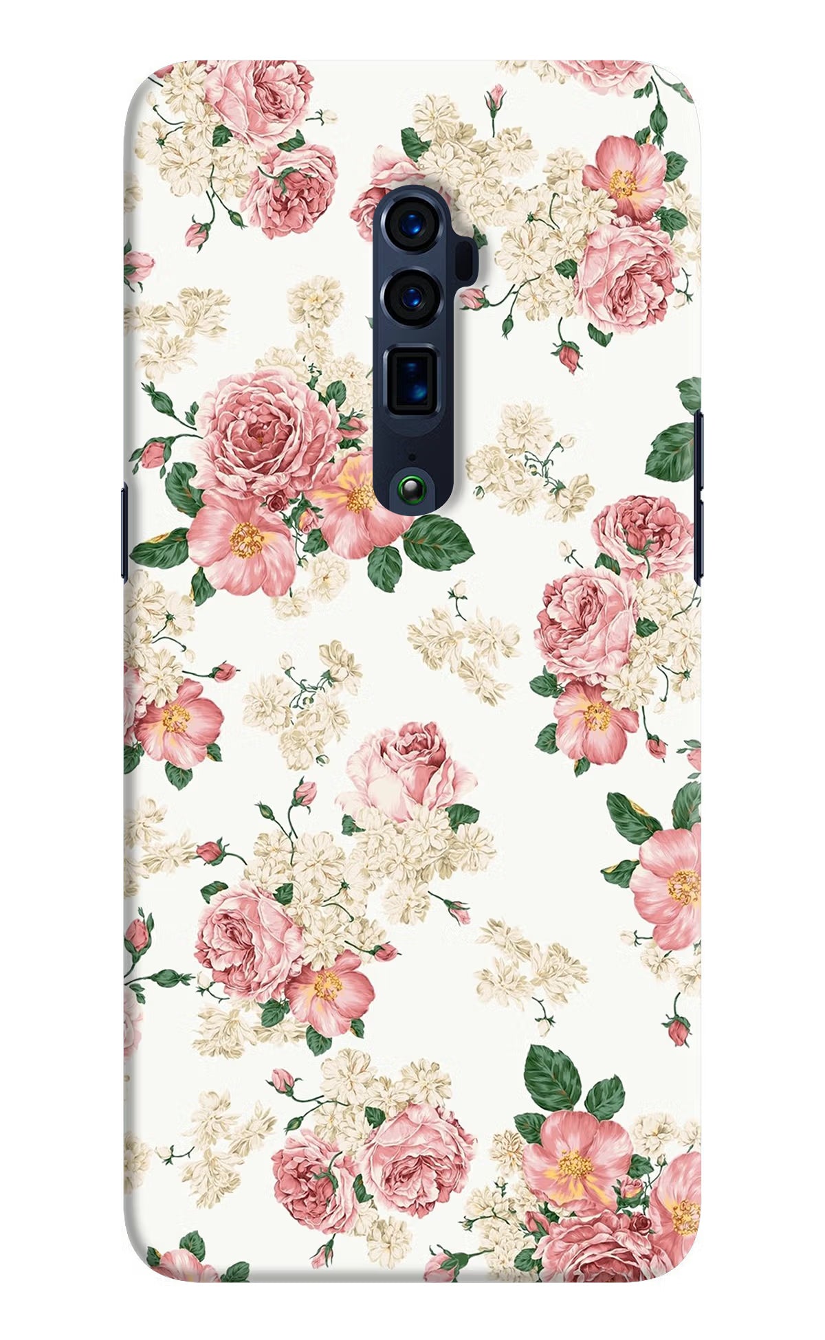 Flowers Oppo Reno 10x Zoom Hard Case Back Cover by Casekaro