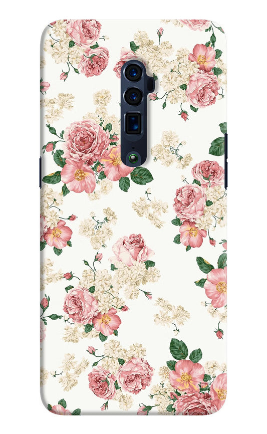 Flowers Oppo Reno 10x Zoom Hard Case Back Cover by Casekaro