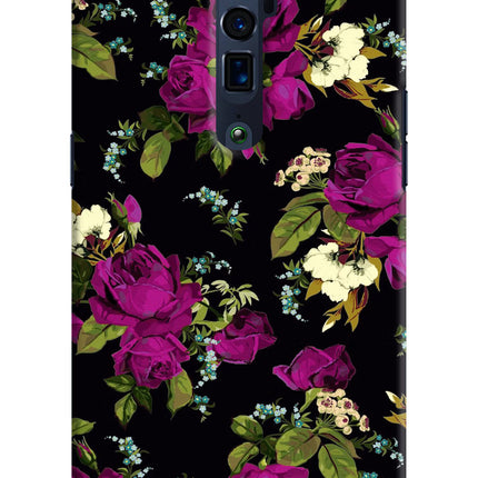 Flowers Oppo Reno 10x Zoom Hard Case Back Cover by Casekaro