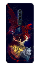 Game Of Thrones Oppo Reno 10x Zoom Hard Case Back Cover by Casekaro