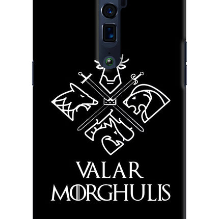 Valar Morghulis | Game Of Thrones Oppo Reno 10x Zoom Hard Case Back Cover by Casekaro
