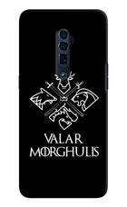 Valar Morghulis | Game Of Thrones Oppo Reno 10x Zoom Hard Case Back Cover by Casekaro