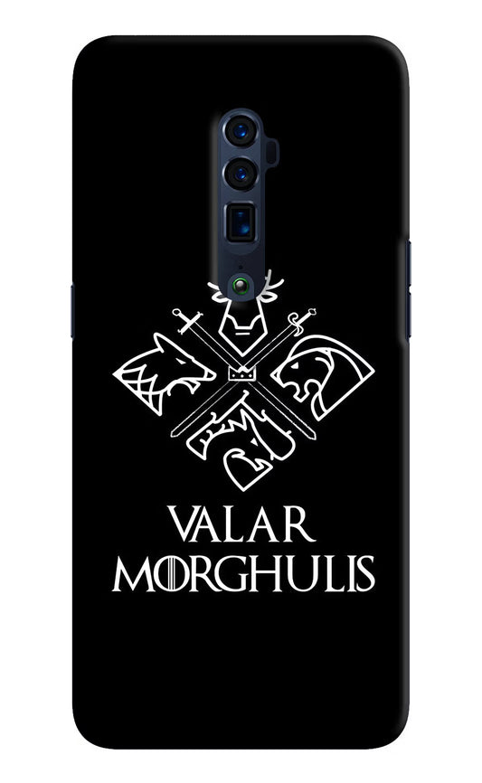 Valar Morghulis | Game Of Thrones Oppo Reno 10x Zoom Hard Case Back Cover by Casekaro