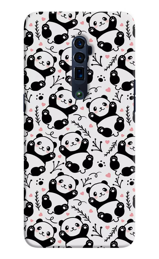 Cute Panda Oppo Reno 10x Zoom Hard Case Back Cover by Casekaro