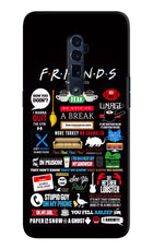 FRIENDS Oppo Reno 10x Zoom Hard Case Back Cover by Casekaro