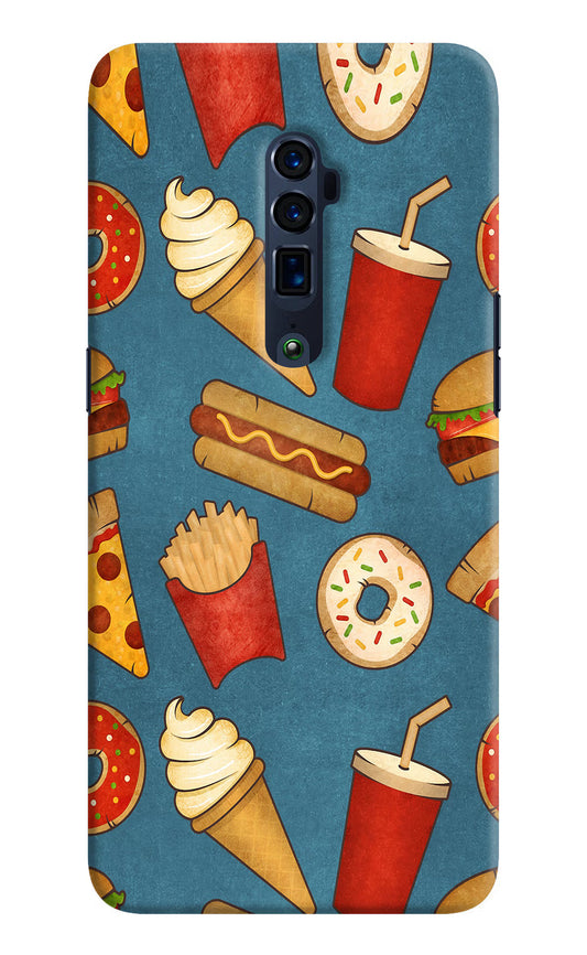 Foodie Oppo Reno 10x Zoom Hard Case Back Cover by Casekaro
