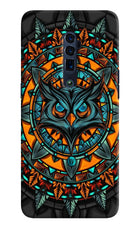 Angry Owl Art Oppo Reno 10x Zoom Hard Case Back Cover by Casekaro