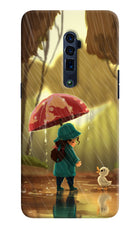 Rainy Day Oppo Reno 10x Zoom Hard Case Back Cover by Casekaro