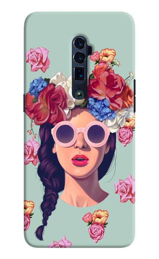 Pretty Girl Oppo Reno 10x Zoom Hard Case Back Cover by Casekaro