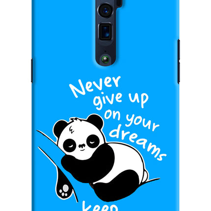 Keep Sleeping Oppo Reno 10x Zoom Hard Case Back Cover by Casekaro