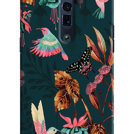 Birds Oppo Reno 10x Zoom Hard Case Back Cover by Casekaro