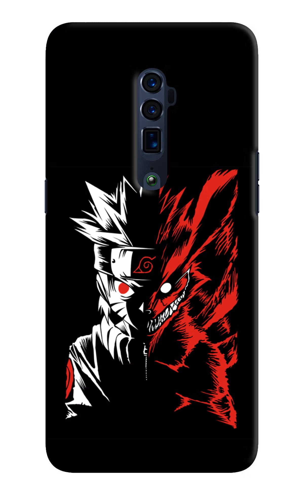 Naruto Two Face Oppo Reno 10x Zoom Hard Case Back Cover by Casekaro