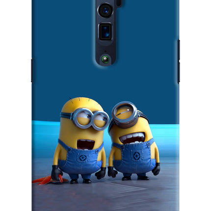 Minion Laughing Oppo Reno 10x Zoom Hard Case Back Cover by Casekaro