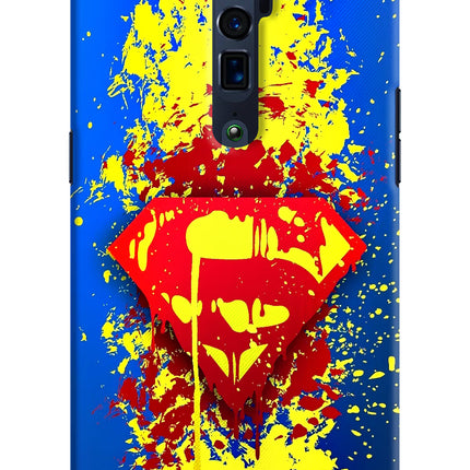 Superman logo Oppo Reno 10x Zoom Hard Case Back Cover by Casekaro