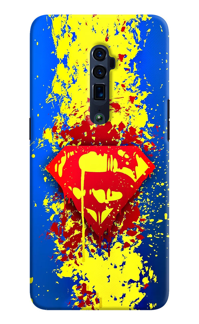 Superman logo Oppo Reno 10x Zoom Hard Case Back Cover by Casekaro