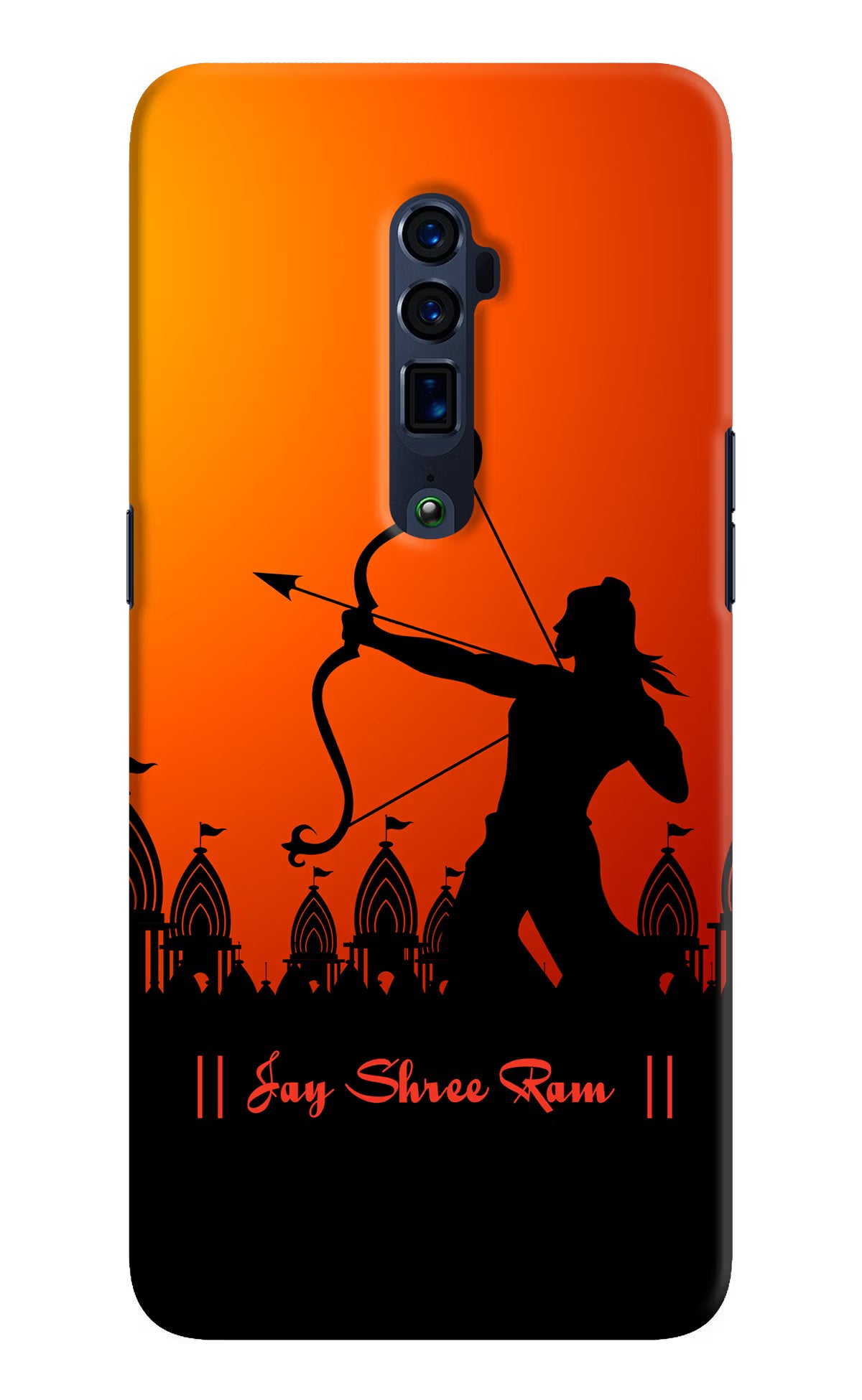 Lord Ram - 4 Oppo Reno 10x Zoom Hard Case Back Cover by Casekaro