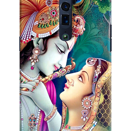 Lord Radha Krishna Oppo Reno 10x Zoom Hard Case Back Cover by Casekaro