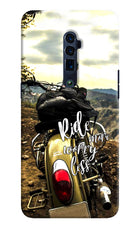 Ride More Worry Less Oppo Reno 10x Zoom Hard Case Back Cover by Casekaro