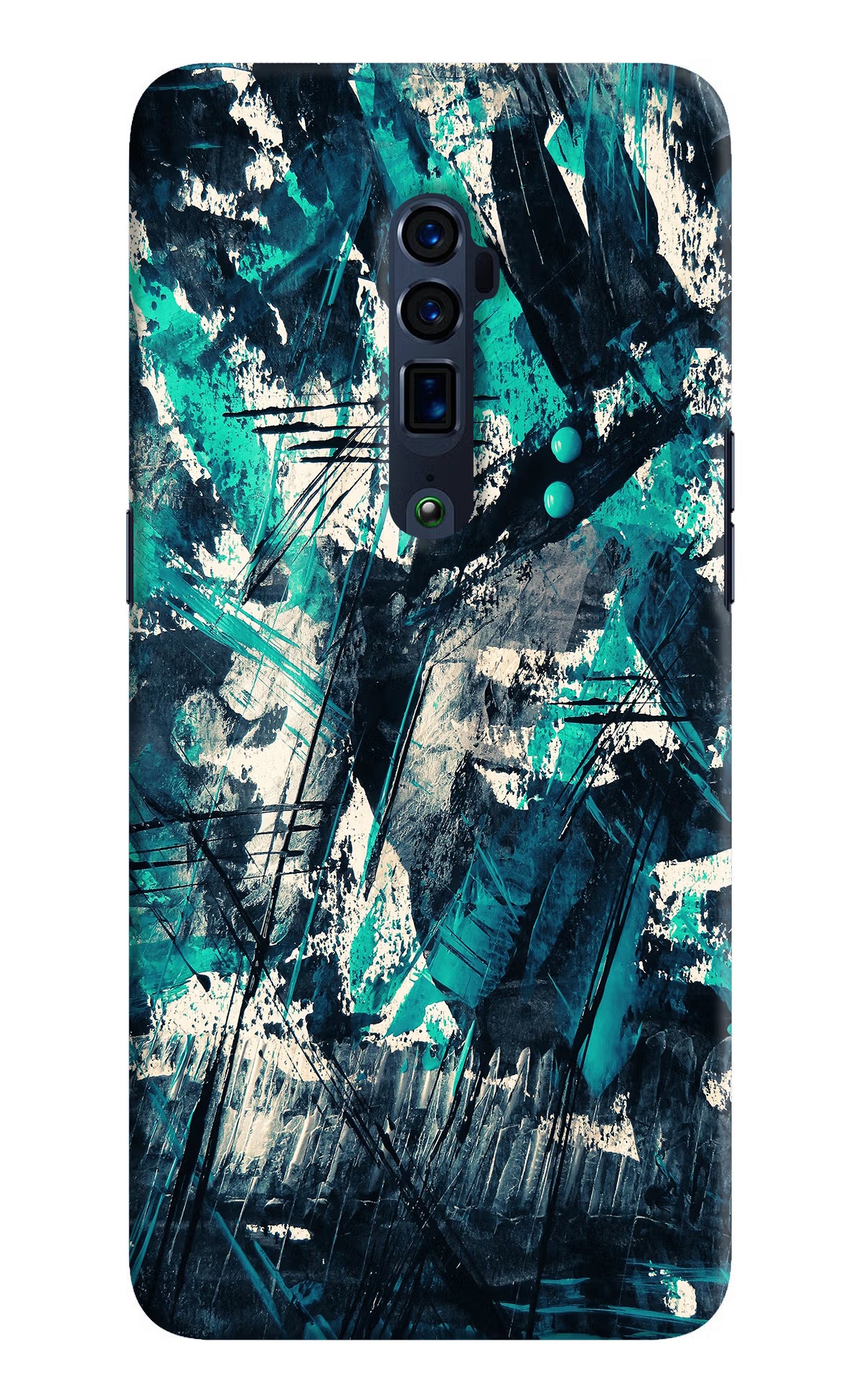 Artwork Oppo Reno 10x Zoom Hard Case Back Cover by Casekaro