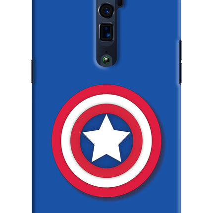 Shield Oppo Reno 10x Zoom Hard Case Back Cover by Casekaro