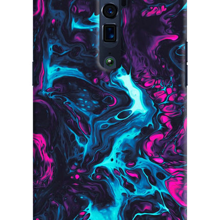 Abstract Oppo Reno 10x Zoom Hard Case Back Cover by Casekaro