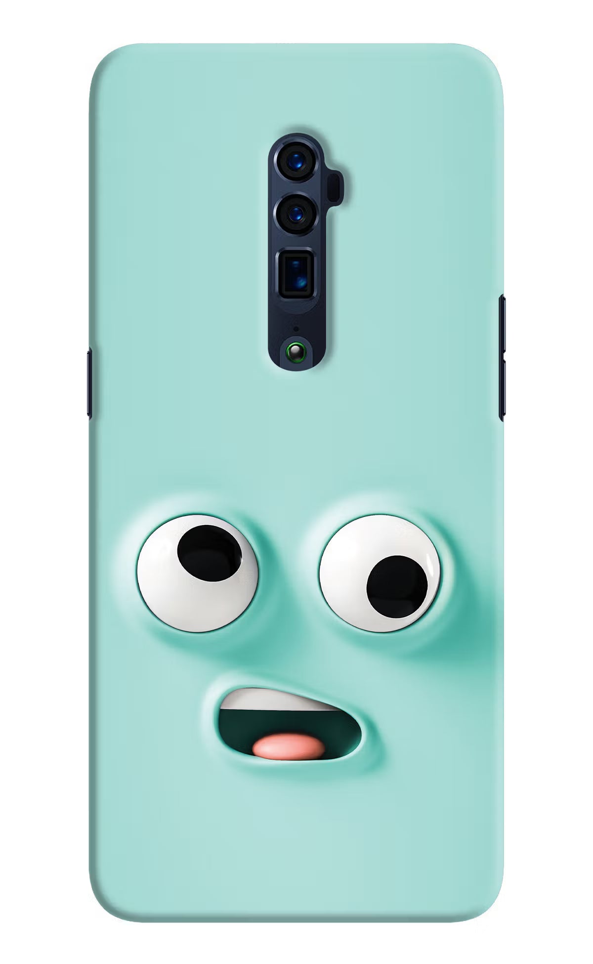 Funny Cartoon Oppo Reno 10x Zoom Hard Case Back Cover by Casekaro