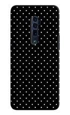 White Dots Oppo Reno 10x Zoom Hard Case Back Cover by Casekaro