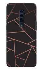 Geometric Pattern Oppo Reno 10x Zoom Hard Case Back Cover by Casekaro