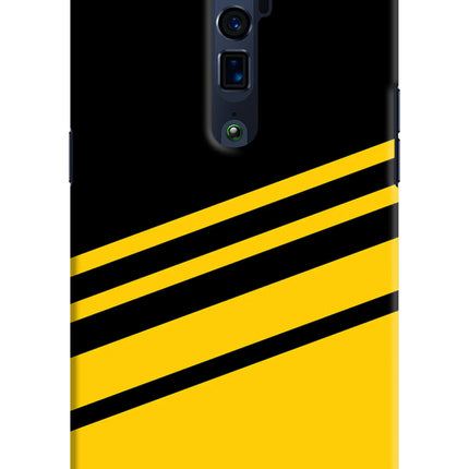 Yellow Shades Oppo Reno 10x Zoom Hard Case Back Cover by Casekaro