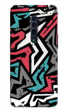 Geometric Graffiti Oppo Reno 10x Zoom Hard Case Back Cover by Casekaro