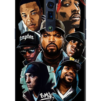 Rappers Oppo Reno 10x Zoom Hard Case Back Cover by Casekaro