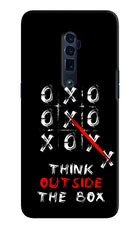 Think out of the BOX Oppo Reno 10x Zoom Hard Case Back Cover by Casekaro