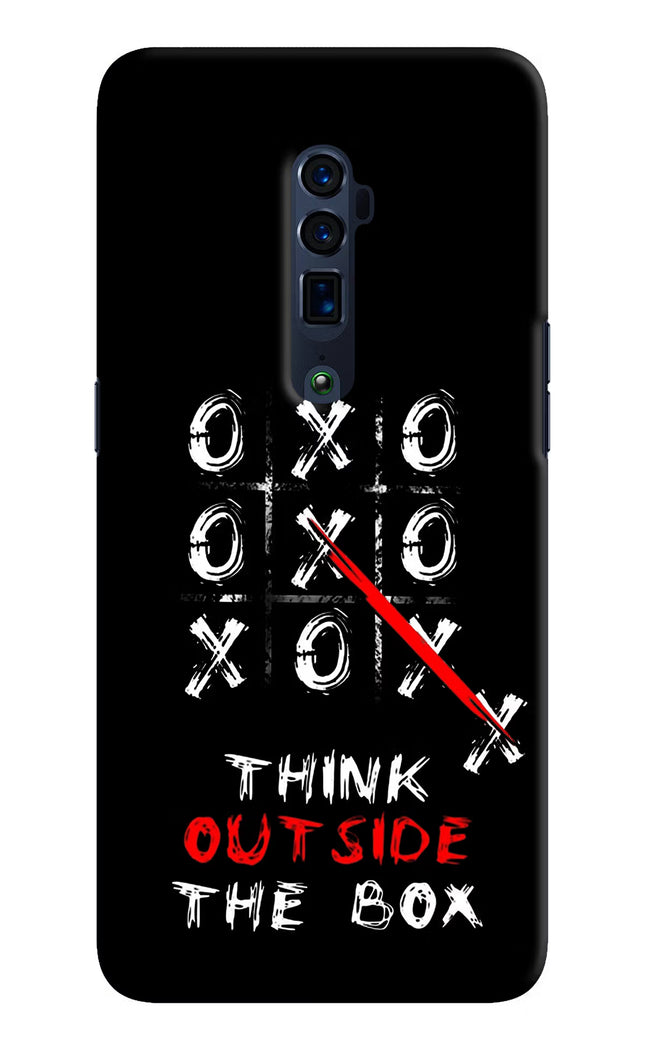 Think out of the BOX Oppo Reno 10x Zoom Hard Case Back Cover by Casekaro