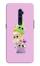 Cute Little Birds Oppo Reno 10x Zoom Hard Case Back Cover by Casekaro