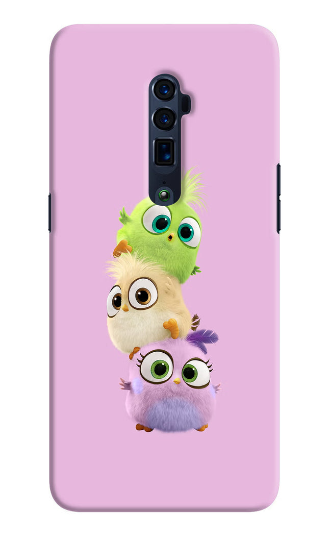 Cute Little Birds Oppo Reno 10x Zoom Hard Case Back Cover by Casekaro