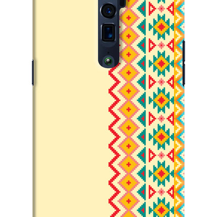 Ethnic Seamless Oppo Reno 10x Zoom Hard Case Back Cover by Casekaro