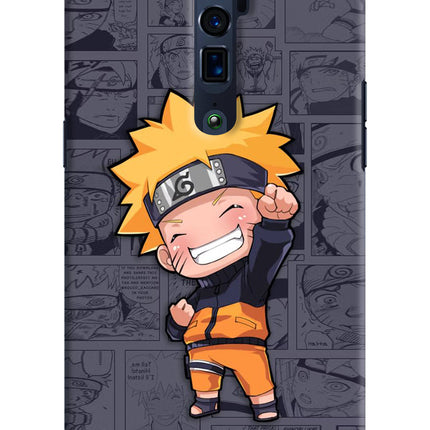 Chota Naruto Oppo Reno 10x Zoom Hard Case Back Cover by Casekaro