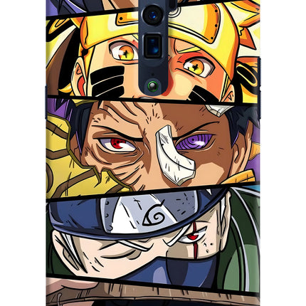 Naruto Character Oppo Reno 10x Zoom Hard Case Back Cover by Casekaro